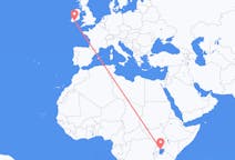 Flyreiser fra Entebbe, til Cork