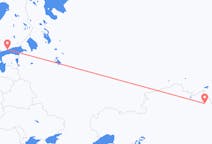 Flyrejser fra Pavlodar til Helsinki