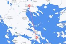Vluchten van Athene naar Thessaloniki