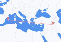 Flights from Erbil to Palma