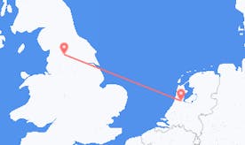 Flyrejser fra England til Holland