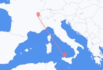 Flug frá Genf til Palermo