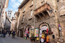 Assisi stad med gourmetlunch och vinstrandutflykt från Civitavecchias hamn
