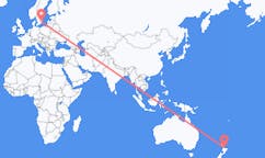 Flyg från Tauranga, Nya Zeeland till Kalmar, Sverige