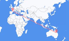 出发地 澳大利亚埃默拉爾德 (昆士蘭州)目的地 法国图卢兹的航班
