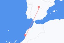 Flyreiser fra Agadir, til Madrid