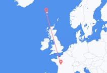 Voos de Sørvágur, Ilhas Faroe para Poitiers, França