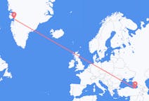 Flyreiser fra Trabzon, til Ilulissat