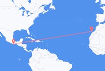 Flyreiser fra Puerto Escondido, Oaxaca, Mexico til Ajuy, Spania