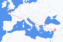 Flyg från Aleppo, Syrien till Brest, Frankrike
