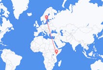 Flyrejser fra Garissa, Kenya til Stockholm, Sverige