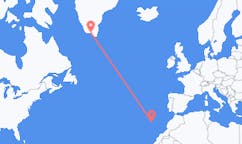 Voos de Narsaq, Groenlândia para Funchal, Portugal