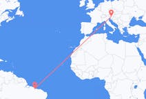 Flyreiser fra São Luís, Brasil til Klagenfurt, Østerrike