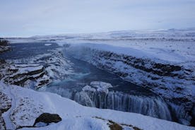 Full-Day Small Group Golden Circle Waterfall Tour with Volcano Crater Lake 