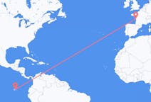 Flyrejser fra Baltra Island, Ecuador til La Rochelle, Frankrig