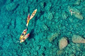 Aventura diurna na Costa Brava: caiaque, mergulho com snorkel e salto de penhasco com almoço