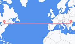 Flyreiser fra Kingston, Canada til București, Romania