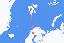 Flüge von Arvidsjaur, nach Spitzbergen