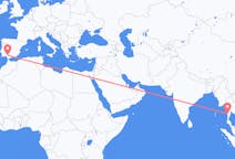 Flyrejser fra Myeik, Myanmar til Sevilla