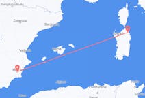 Flyrejser fra Murcia, Spanien til Olbia, Italien