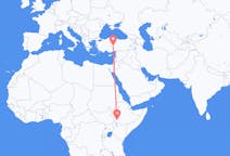 Flyreiser fra Jinka, Etiopia til Nevsehir, Tyrkia