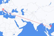 Flyreiser fra Quy Nhon, Vietnam til Pisa, Italia