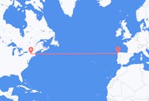 Flyrejser fra Albany, USA til Santiago de Compostela, Spanien