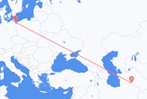 Flyrejser fra Asjkhabad, Turkmenistan til Heringsdorf, Tyskland