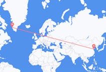 Flyreiser fra Qingdao, til Nuuk