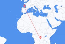 Flyrejser fra Mbuji-Mayi til Santander