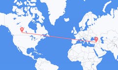 Lennot Saskatoonista, Kanada Elazığille, Turkki