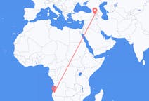 Flyrejser fra Lubango, Angola til Iğdır, Tyrkiet