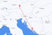 Vluchten van Salzburg naar Split