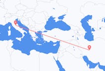 Flyrejser fra Isfahan til Perugia
