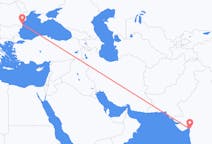 Flyreiser fra Surat, India til Constanta, Romania