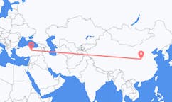 Lennot Yunchengistä, Kiina Sivasille, Turkki