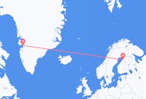 Flyreiser fra Uleåborg, til Ilulissat