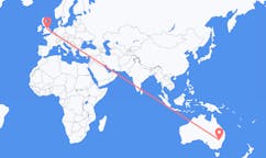 Flyrejser fra Dubbo, Australien til Nottingham, England