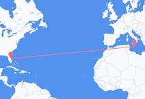 Flyreiser fra Melbourne, til Malta