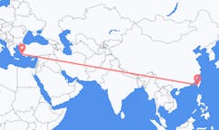 Flyg från Tainan, Taiwan till Bodrum, Turkiet