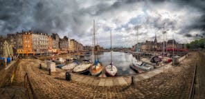 Pensions in Honfleur, Frankrijk