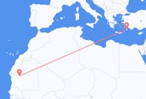 Lennot Atarista, Mauritania Rodokselle, Kreikka