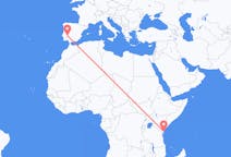 Lennot Mombasasta, Kenia Badajoziin, Espanja