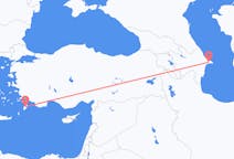 Flyg från Baku till Rhodes, England