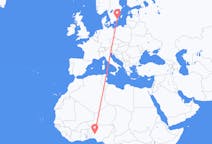 Flyrejser fra Ilorin, Nigeria til Kalmar, Sverige
