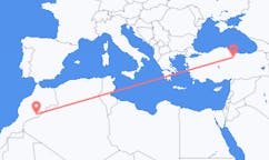 Flyrejser fra Zagora, Marokko til Tokat, Tyrkiet
