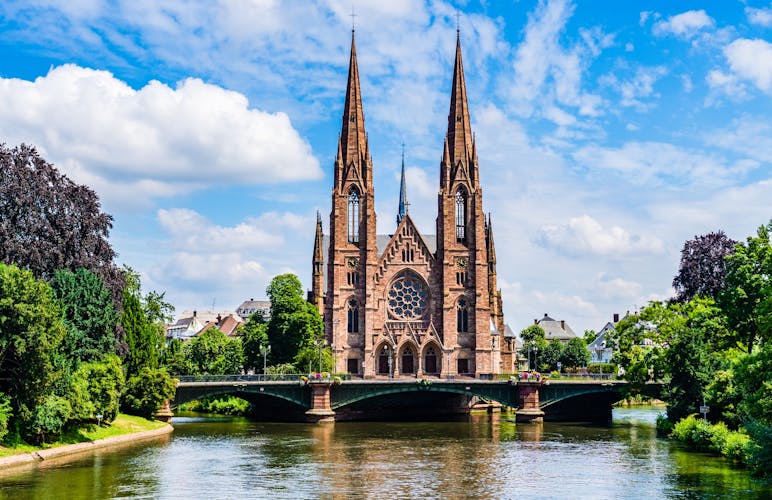 Photo of Strasbourg, France, St. Paul's Church.