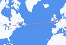 出发地 加拿大北灣前往英格兰的伯恩茅斯的航班