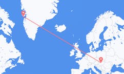 Flyrejser fra Budapest, Ungarn til Qeqertarsuaq, Grønland