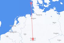 Flyreiser fra Westerland, Tyskland til Frankfurt, Tyskland